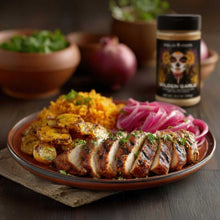 Spanglish Asadero Golden Garlic Seasoning, 9.2 oz.