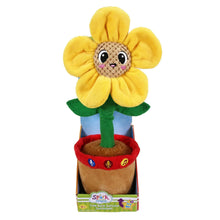 Spark Create Imagine Learning Bilingual Talking and Dancing Plush Sunflower, 14 inch, Light Features, Repeats What You Say