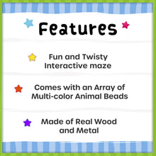 SparkCreateImagineWoodenBeadMazeToyforToddlersandBabiesAged12MonthsandUp2 - USA Mega Market