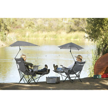 Sport-Brella-Grey-Camping-Chair-with-Clamp-On-Sun-Shade-5-_6 - USA Mega Market