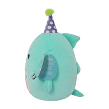 SquishmallowsOriginal10inchSharontheTealSharkWithPartyHatConfettiBelly-Child_sUltraSoftPlushToy4 - USA Mega Market