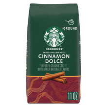 Starbucks Cinnamon Dolce, Ground Coffee, Flavored Hot or Iced Coffee, 11 oz