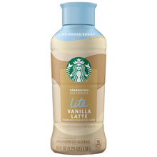 Starbucks Iced Espresso Lite Vanilla Latte, 40 fl oz bottle