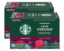 Starbucks Caffe Verona Coffee K-Cup Pods, Dark Roast Arabica Coffee