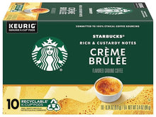 StarbucksCremeBruleeFlavoredBlondeRoastSingleCupCoffeeforKeurigBrewers_10Count-Packof21 - USA Mega Market