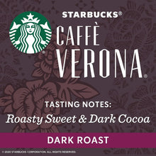Starbucks Dark Roast K-Cup Coffee Pods — Caffè Verona for Keurig Brewers
