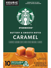 Starbucks Flavored Coffee K-Cup Pods, Caramel Flavored Coffee, Made without Artificial Flavors, Keurig Genuine K-Cup Pods