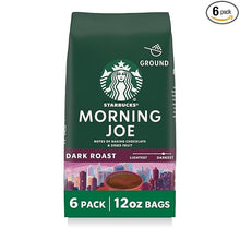 StarbucksGroundCoffee_DarkRoastHotorIcedCoffee_MorningJoe_Six12ozBags - USA Mega Market