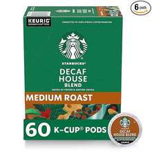 StarbucksK-CupCoffeePods_MediumRoastHotorIcedCoffee_DecafHouseBlend_60KeurigPods - USA Mega Market