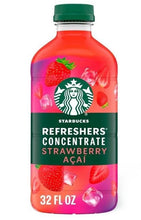 Starbucks Refreshers Concentrate Strawberry Acai, Refreshing Drink, 32 fl oz