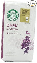 Starbucks Sumatra Whole Bean Coffee