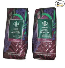 Starbucks Whole Bean Coffee, Decaf Sumatra, 16-Ounce Bags (Pack of 2)