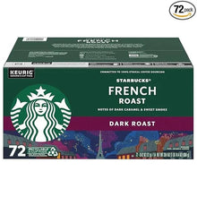 Starbucks Coffee K-Cup Pods, French Roast, Dark Roast Ground Coffee K-Cups for Keurig Brewers, 100% Arabica Coffee