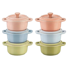 StaubMacaron12-pieceCeramicMiniDutchOvenandBowlSet-_5 - USA Mega Market