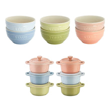 StaubMacaron12-pieceCeramicMiniDutchOvenandBowlSet3-_2 - USA Mega Market