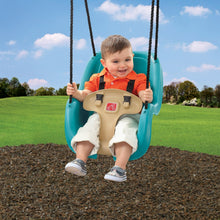 Step2 Teal Toddler Baby Swing Set Accessory with T-Bar and Weather-Resistant Ropes