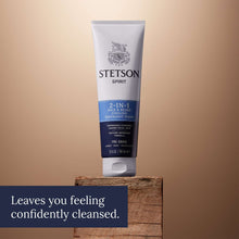 Stetson Spirit 2-in-1 Face & Beard Cooling Exfoliant Wash 5.0 fl. oz.
