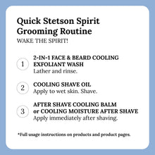 Stetson Spirit Cooling Shave Oil for Men 4.0 fl. oz.
