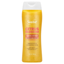 SuaveCitrusBlossomExfoliatingBodyWash_ScrubWithGlycerin_VitaminE_18FLOZ7 - USA Mega Market