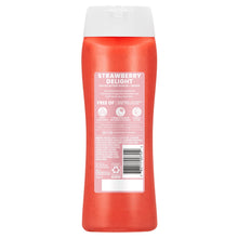 Suave Strawberry Delight Exfoliating Body Wash & Scrub with Glycerin & Vitamin E, Sulfate-Free Hydrating Cleanser for Soft, Smooth Skin, 18 fl oz (pack 4 )