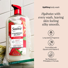SuaveStrawberryDelightUpliftingBodyWash-withGlycerin-VitaminE-30FLOZPump5-_2 - USA Mega Market