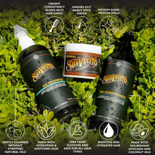 Suavecito Original Hold Hair Care Gift Set, for All Hair Types, Medium Hold Pomade, Shampoo, Conditioner, Men