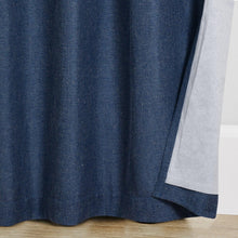 Sun Shield Chalmer Linen Blend 100% Blackout Panel Curtains (Pair) 7' to 9' Options