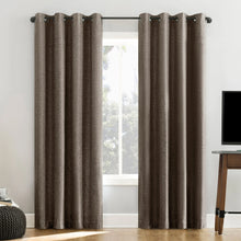 SunZeroPrattTonalTextureFleeceInsulated100_BlackoutWindowCurtains_2-pack - USA Mega Market