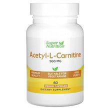 SuperNutrition_Acetyl-L-Carnitine_500mg_60VeggieCapsules - USA Mega Market
