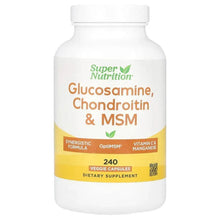 SuperNutrition_Glucosamine_Chondroitin_MSMwithPotassiumandVitaminC_240VeggieCapsules - Brands For Less USA