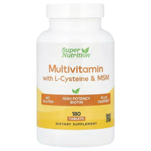 SuperNutrition_MultivitaminswithL-Cysteine_MSM_VitaminA_andBiotin_180Tablets - USA Mega Market