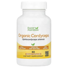 SuperNutrition_OrganicCordycepsMushroom_1g_60VeggieCapsules_0.5gperCapsule - USA Mega Market