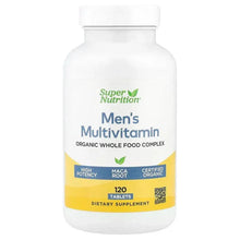 SuperNutrition_OrganicWholeFoodMen_sMultivitaminwithOrganicAmlaExtra_OrganicSunflowerExtract_OrganicMoringaExtract_andOrganicShiitakeExtract_120Tablets - USA Mega Market