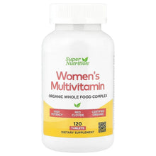 SuperNutrition_OrganicWholeFoodWomen_sMultivitaminwithVitaminA_OrganicAmlaExtract_OrganicSunflowerExtract_andOrganicMoringaExtract_120Tablets - USA Mega Market