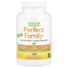 SuperNutrition_PerfectFamilyMultivitamin_VitaminA_MethylB12_Folate_VitaminC_andBiotin_IronFree_240VeggieCapsules - USA Mega Market