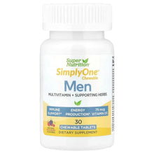 SuperNutrition_SimplyOne_Men_sMultivitamin_SupportingHerbswithVitaminA_VitaminC_OrganicWholeFoodandBotanicalBlend_Wild-Berry_30ChewableTablets - Brands For Less USA
