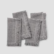 Sur-La-Table-Gingham-Linen-Napkins-Set-of-4-BLACK-_1 - USA Mega Market