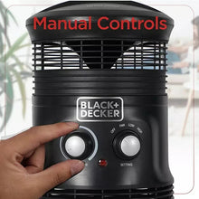 BLACK+DECKER 360° Surround Portable Space Heater with Fan