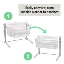 SwaddleMe by Ingenuity DreamSecure 2-in-1 Co-Sleeping Bassinet with AirLoom+ technology, Unisex - Cream