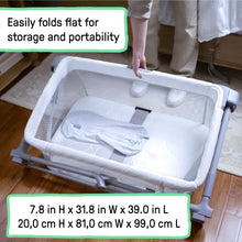 SwaddleMe by Ingenuity DreamSecure 2-in-1 Co-Sleeping Bassinet with AirLoom+ technology, Unisex - Cream