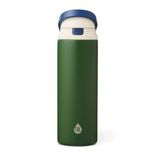 TAL 24oz Stainless Steel 2-in-1 Straw and Chug Water Bottle with Push Lid, Army