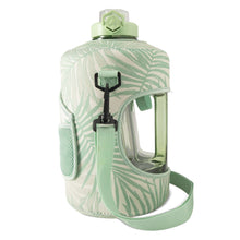 TALMotivationalGallonJugWaterBottlewithHandle-PushButtonLid-Straw-NeopreneSleeve-Easy-CarryStrap_1752_1 - USA Mega Market