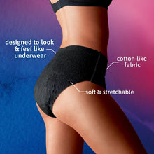 TENA Stylish Black Underwear for Women, Maximum S/M, 36 Count