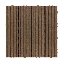 Berkley Jensen 1' x 1' Chestnut - WPC Deck Tiles, 8 pk.