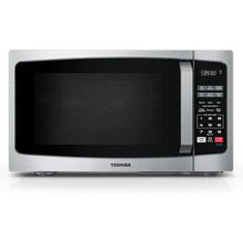 TOSHIBA-0-9-Cu-Ft-Microwave-Oven-6-Auto-Menus-Mute-Function-Child-Lock-900W-Stai - USA Mega Market