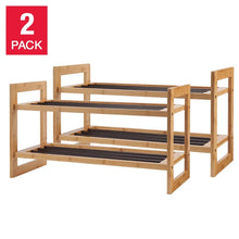 TRINITYBambooShoeRack_2-pack - USA Mega Market