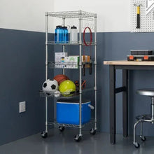 TRINITY EcoStorage 5-Tier NSF Rack w/ Sliding Pull-Out Baskets & Wheels