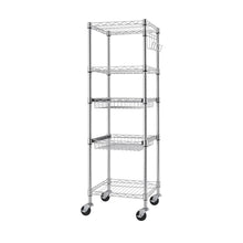 TRINITY EcoStorage 5-Tier NSF Rack w/ Sliding Pull-Out Baskets & Wheels