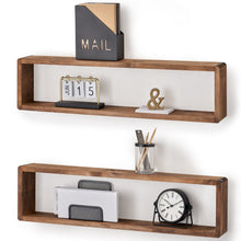 TRINITY Stackable Floating Box Shelf, 2-pack