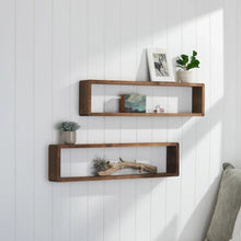 TRINITY Stackable Floating Box Shelf, 2-pack